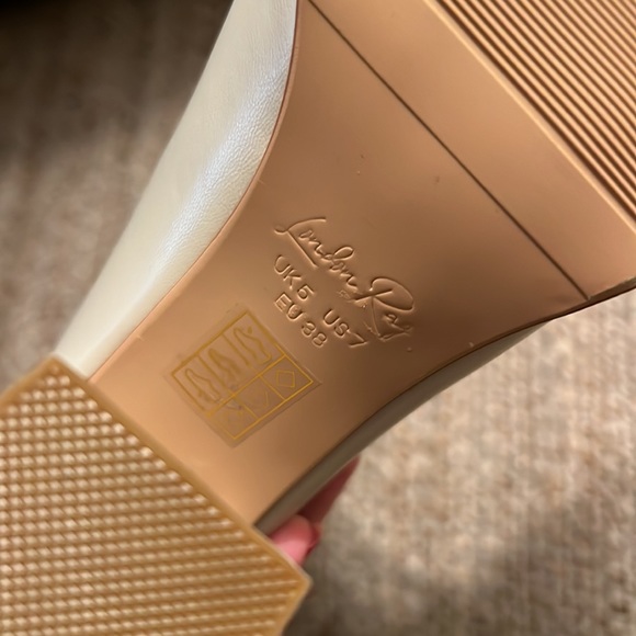 London Rag Flower Blade Western Square Toe Zip Up Ankle Boots - Picture 9 of 9